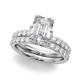 Ladies Sidestone Engagement Ring 51331