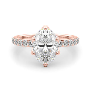 Ladies Sidestone Engagement Ring 51335