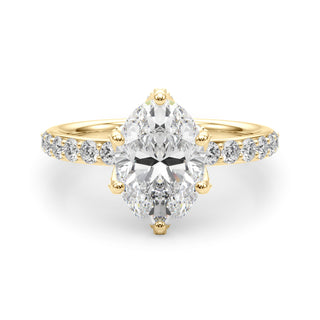 Ladies Sidestone Engagement Ring 51335