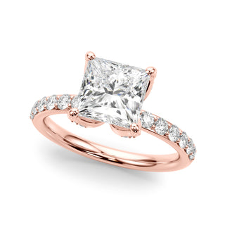 Ladies Sidestone Engagement Ring 51339