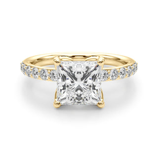 Ladies Sidestone Engagement Ring 51339