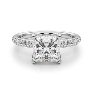 Ladies Sidestone Engagement Ring 51339