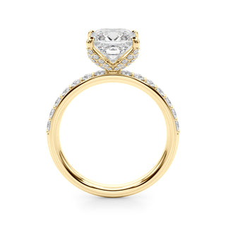 Ladies Sidestone Engagement Ring 51339