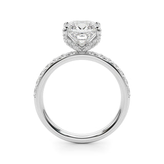 Ladies Sidestone Engagement Ring 51339