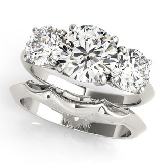 Ladies Three-Stone Engagement Ring 83562