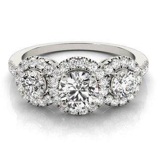 Ladies Three-Stone Engagement Ring 84449