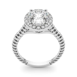 Ladies Solitaire Oval Engagement Ring 84674