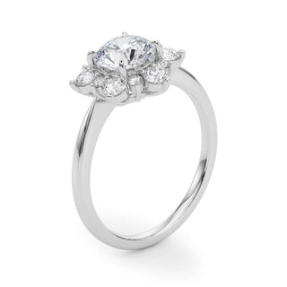 Ladies Halo Engagement Ring 85265