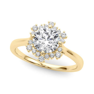 Ladies Halo Engagement Ring 85266