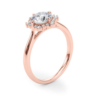 Ladies Halo Engagement Ring 85266