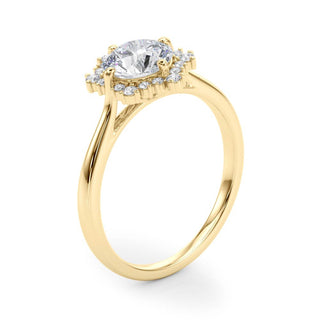 Ladies Halo Engagement Ring 85266