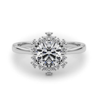 Ladies Halo Engagement Ring 85266