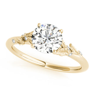 Ladies Sidestone Round Engagement Ring 85275