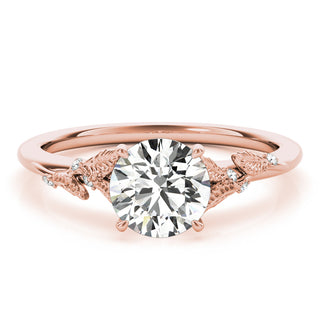 Ladies Sidestone Round Engagement Ring 85275