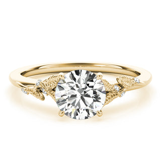 Ladies Sidestone Round Engagement Ring 85275