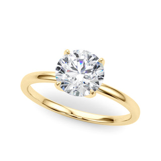 Ladies Solitaire Round Engagement Ring 85288