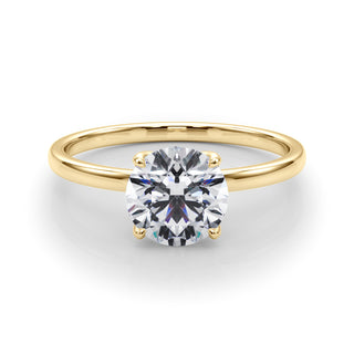 Ladies Solitaire Round Engagement Ring 85288