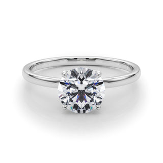 Ladies Solitaire Round Engagement Ring 85288