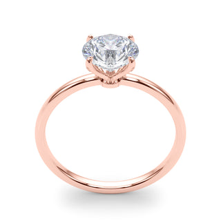 Ladies Solitaire Round Engagement Ring 85288