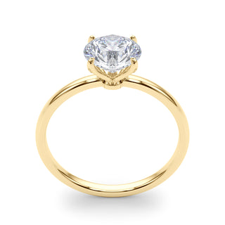 Ladies Solitaire Round Engagement Ring 85288