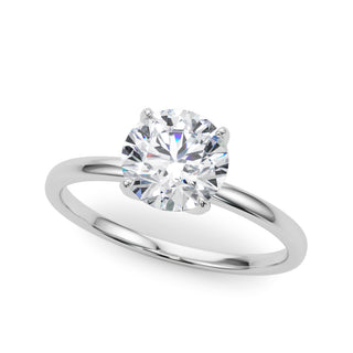 Ladies Solitaire Round Engagement Ring 85288