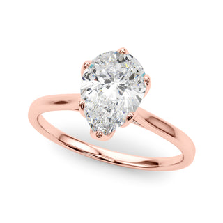 Ladies Solitaire Pear Engagement Ring 85309