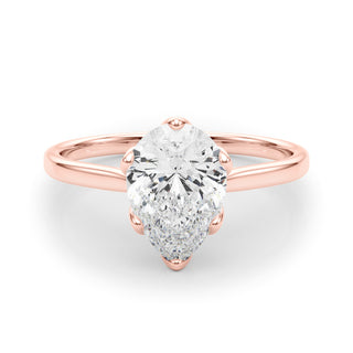 Ladies Solitaire Pear Engagement Ring 85309