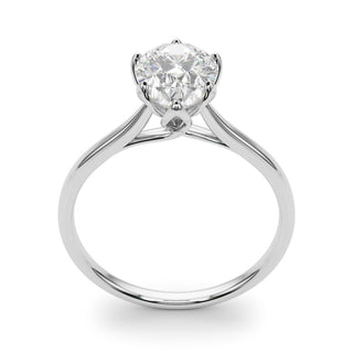 Ladies Solitaire Pear Engagement Ring 85309