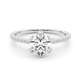 Ladies Split Shank Engagement Ring 85322