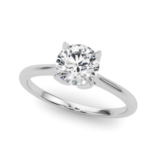 Ladies Solitaire Round Engagement Ring 85333