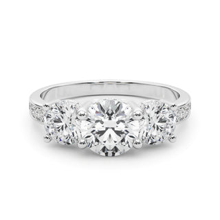 Ladies Three-Stone Engagement Ring 85343