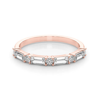 Ladies Sidestone Wedding Band 85370