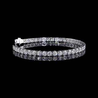 10 Carat tw Classic Round Brilliant Cut Lab Grown Diamond Tennis Bracelet