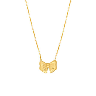 Tied Bow Necklace