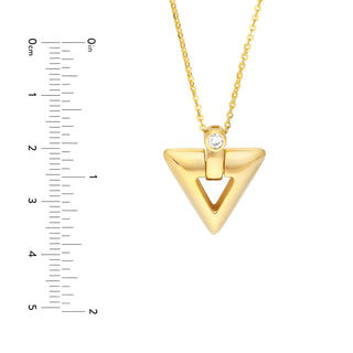 1/20tcw Diamond Arrow Pendant Necklace