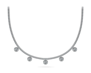 Ladies Tennis Necklace N369-C-R