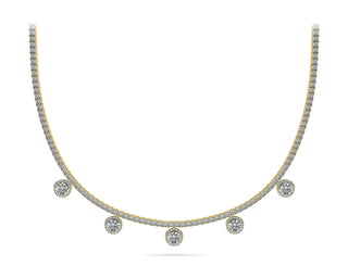 Ladies Tennis Necklace N369-C-R