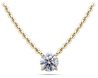 Ladies Solitaire Pendant on Adjustable 16"-18" Chain SP133