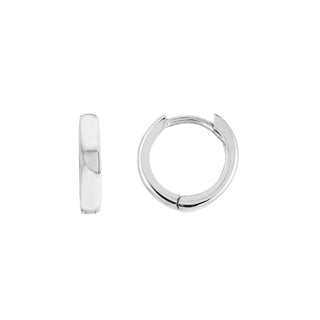 Sterling Silver Twist Hoop Earrings