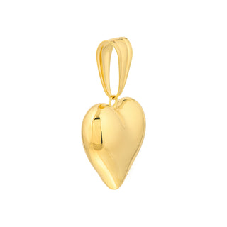 Medium Puffed Heart Pendant