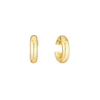 15mm Thick Tubular Cuff Earrings