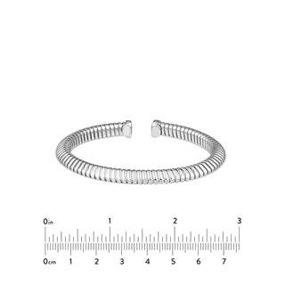 6mm Sterling Silver Tubogas Open Bangle