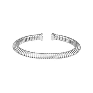 6mm Sterling Silver Tubogas Open Bangle