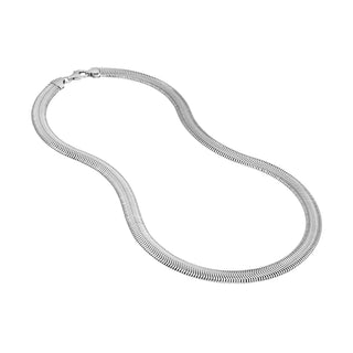 7.87mm Flat Oval Snake Chain