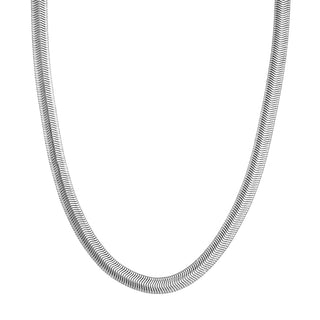 7.87mm Flat Oval Snake Chain